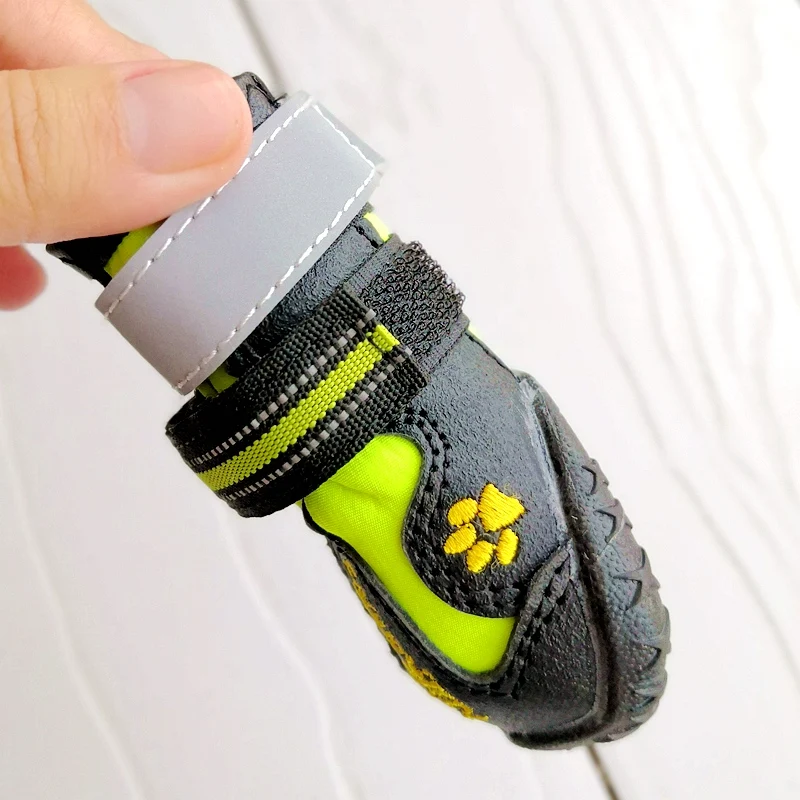 Светоотражающие ботинки золотистого ретривера водонепроницаемые 8 размеров