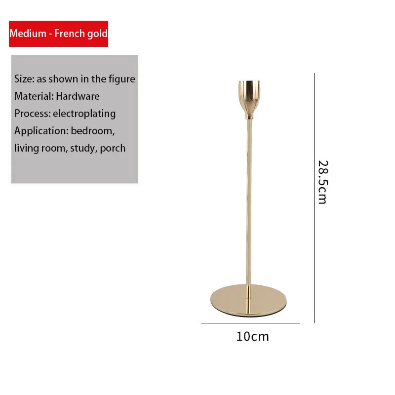 

Metal Candlestick Holder Candle Stand Home Living Room Decoration Desk Accessories Mother's Day decoracion hogar moderno