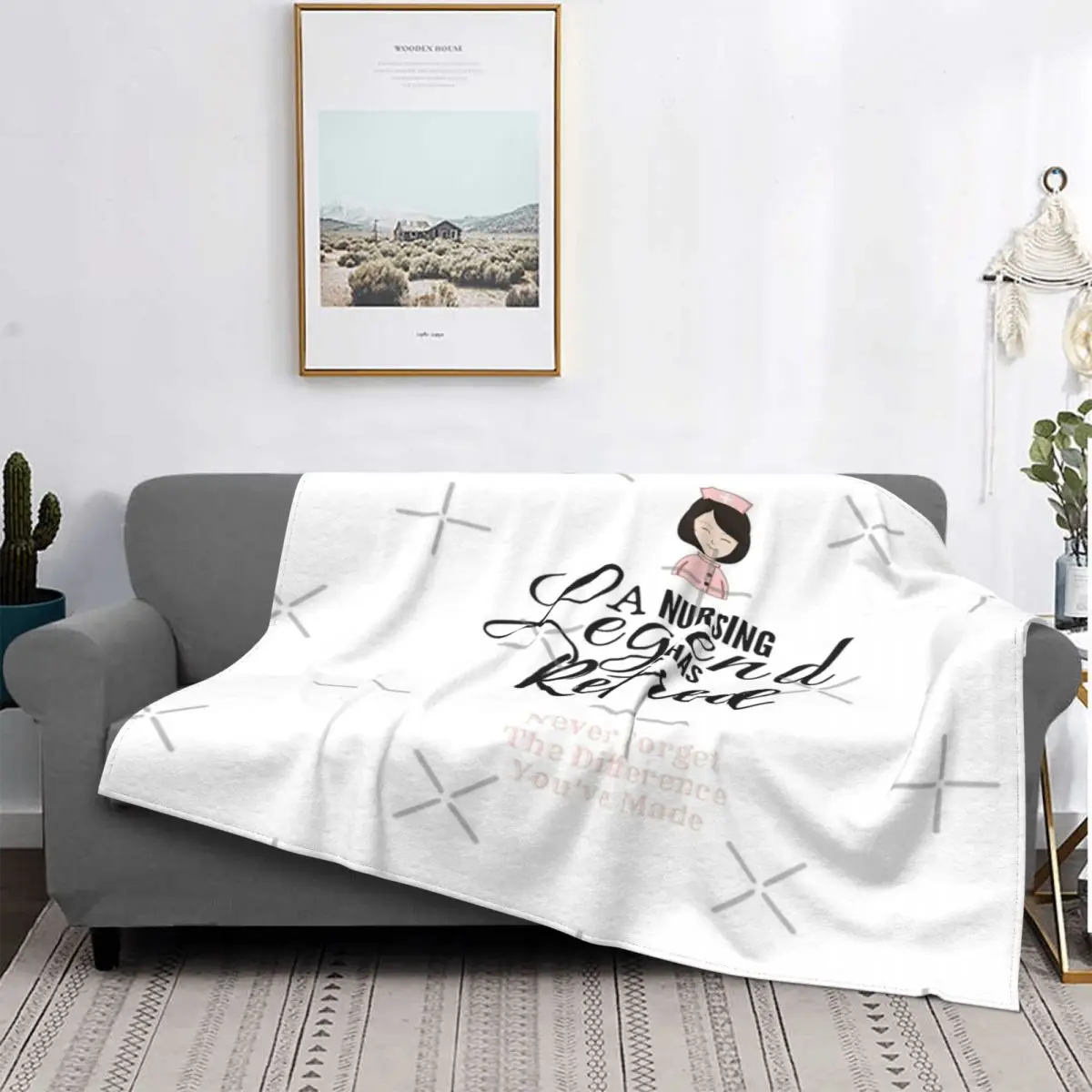 

Репродукция для медсестры, manta, colcha, cama a cuadros, sofa, manta de Пикник