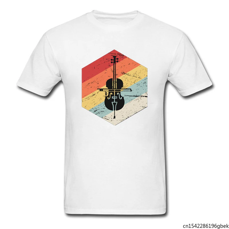 

Retro 70s Cello Icon Violin Men's T-Shirt