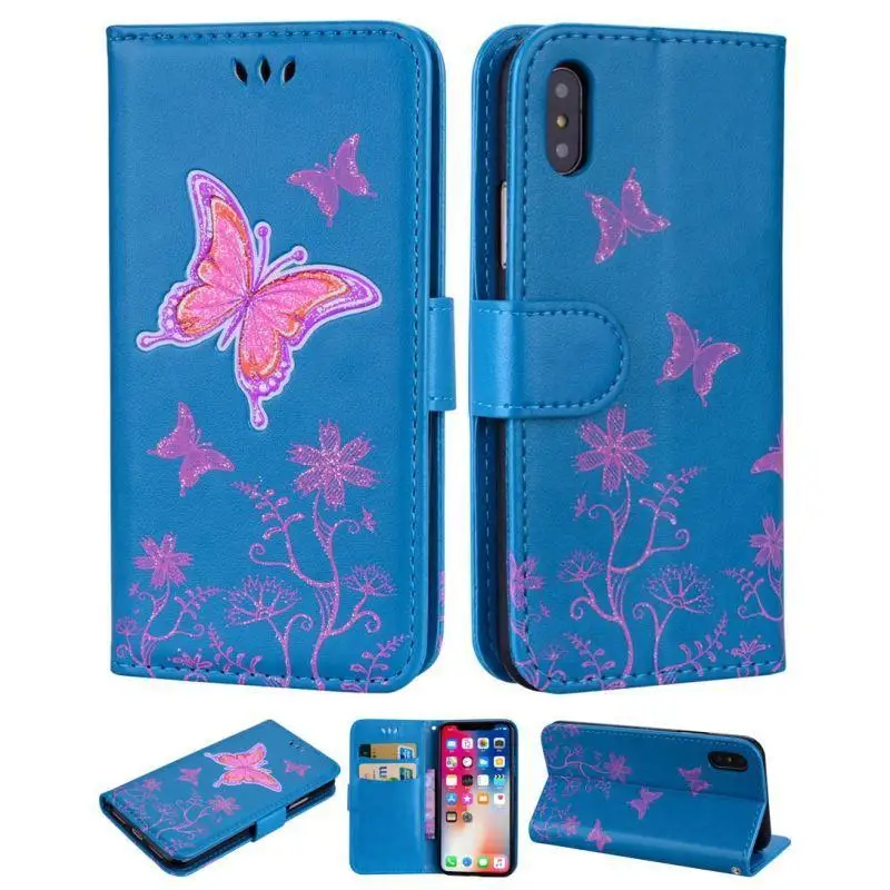 

For apple iphone 12 Mini 11 Pro Max SE 2020 6 6s 7 8 Plus Cute Leather Case X Xs Xr Soft Holder Business Phone Back Cover