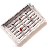 80 hot sales ring earrings organizer ear studs display stand holder rack tray plate box case