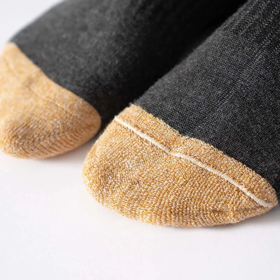Winter Men's Harajuku Warm  Cotton Socks Thick Terry Breathable Big Size Casual Business Long Socks Men 10 Pair