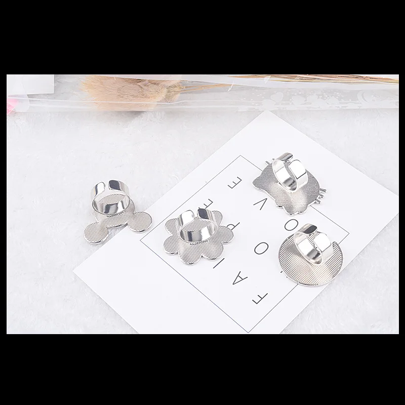 Nail Palette Manicure Mini Metal Finger Ring Stainless Steel UV Gel Polish Painting Color Pigment Holder Art Equipment | Красота и