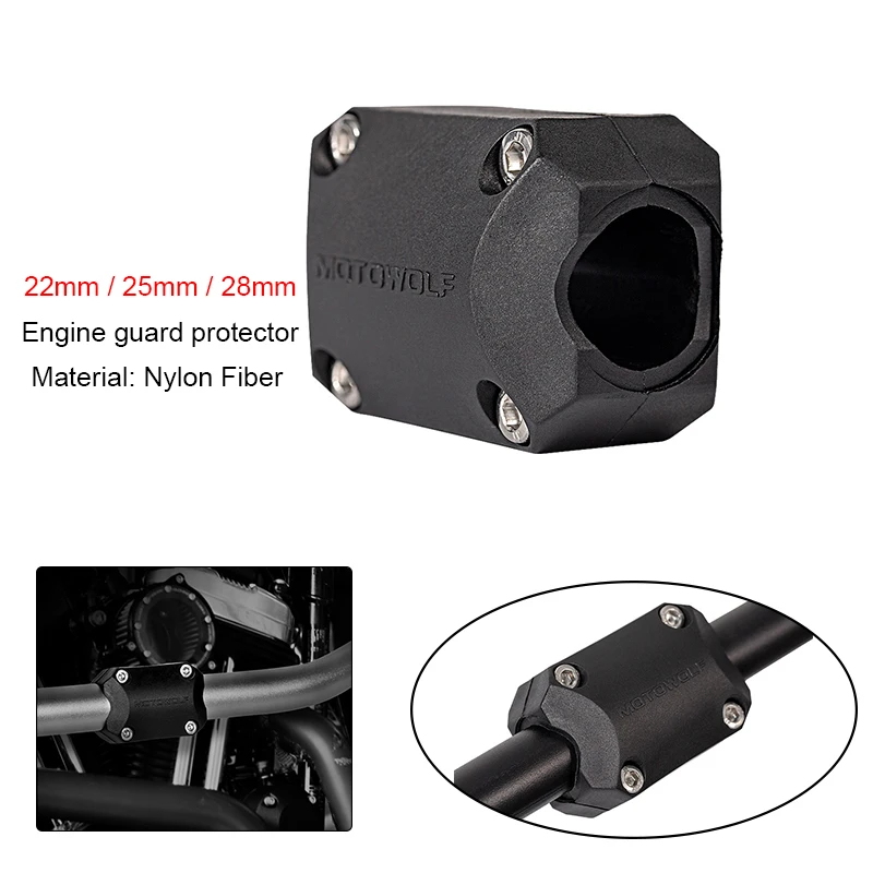 Защита двигателя мотоцикла Авария Бар декоративный блок для BMW R1200GS F700GS F800GS ADV Honda