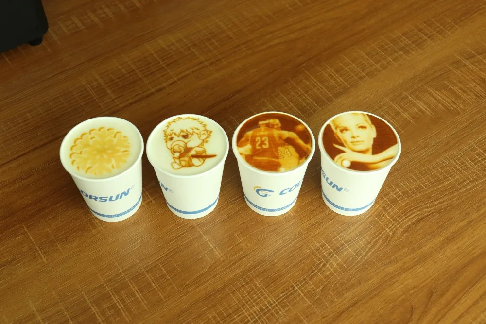 Latte Coffee Printer Printing Machine Edible Food Printer