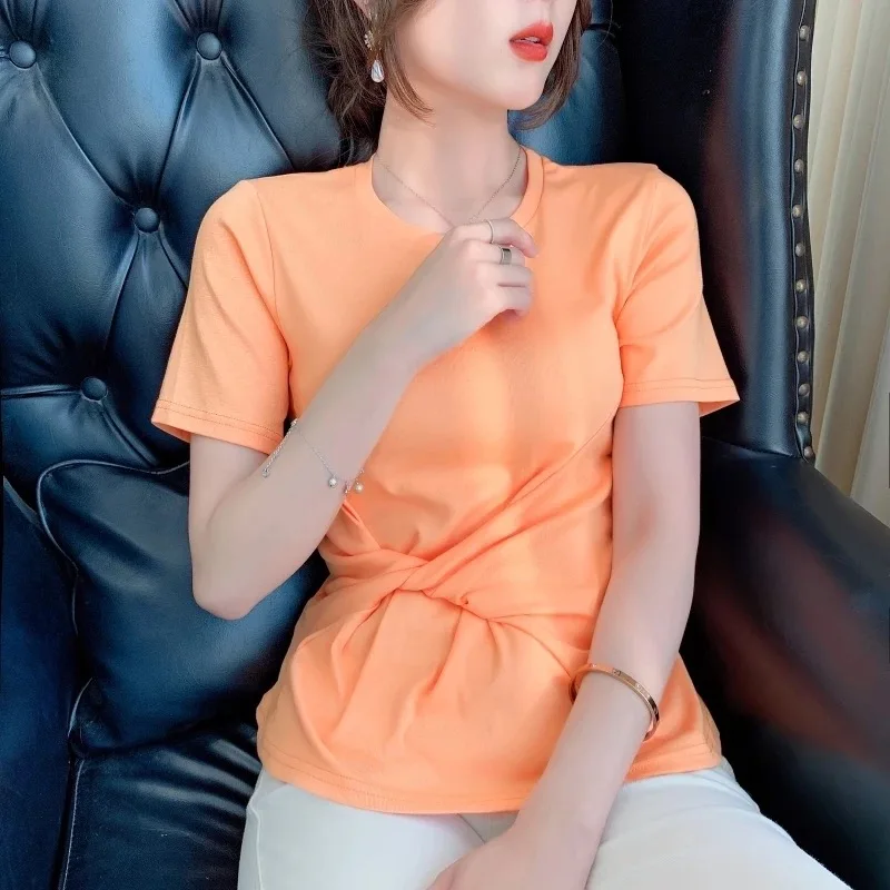 

2021 Summer Fashion purpel T Shirt Women Woman Tshirt