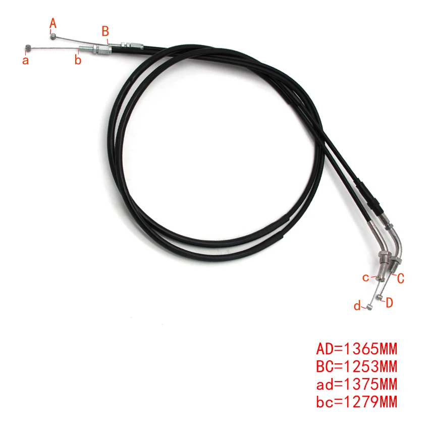 

Motorcycle Oil Throttle Cable For Honda 17910-MCV-000 17910MCV000 17920-MCV-000 VTX1800 Accelerator Cable Wire Line