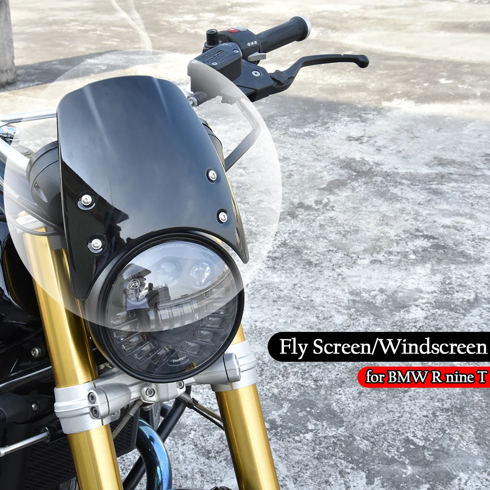 УГЛЕРОДНЫЙ ветрозащитный экран для мотоцикла ветровое стекло BMW R Nine T NINET R9T 9 2014 2015