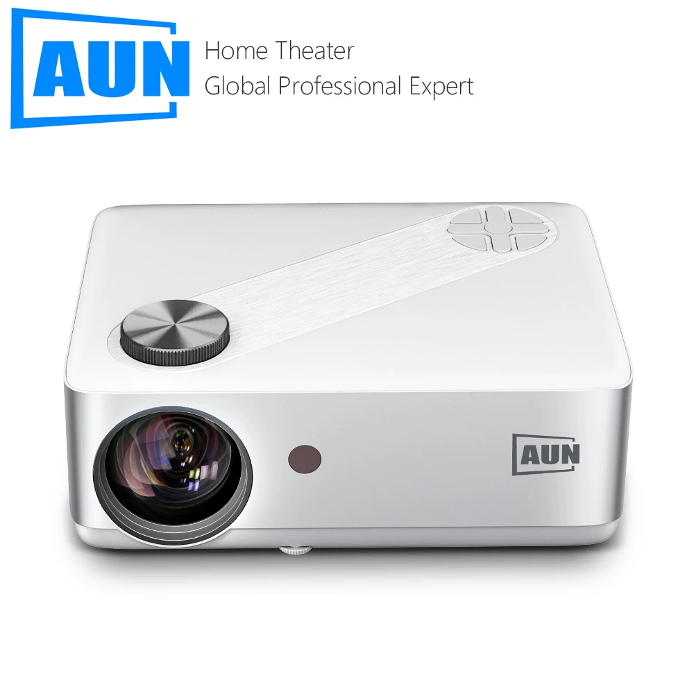 Full HD AUN AKEY8 LED Projector for Home Projector Android 9 Home Theater Video Projector 4K Decode TV Beamer Beam Cinema Mobile