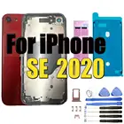 Высококачественный корпус для iPhone SE 2020, задняя крышка батарейного отсека, стеклянная дверь, корпус для iPhone A2275,A2298,A2296, все перевозчики