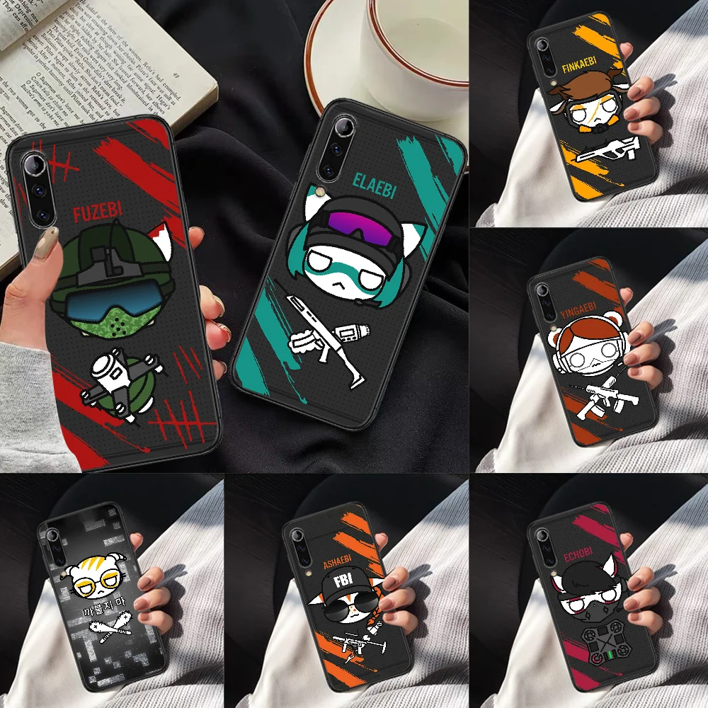 Радуга шесть осада чехол для телефона XIAOMI MI Note 8 до 9 лет 10 Pro Lite SE A2 A3 POCO X м Макс на