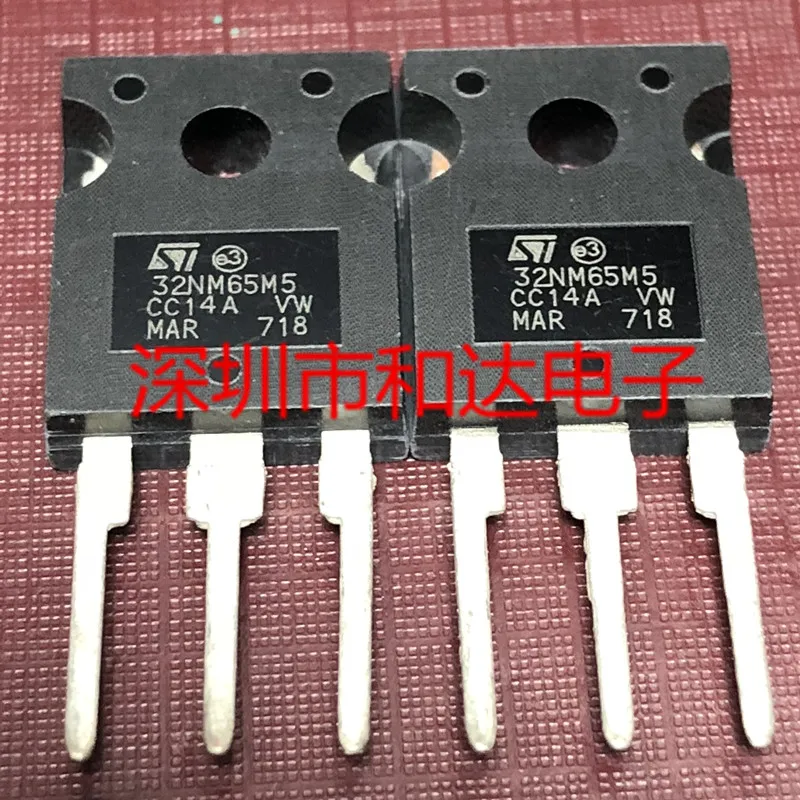 

5pcs 32N65M5 STW32N65M5 TO-247 650V 24A