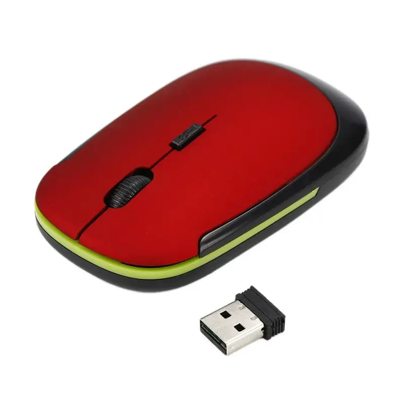 

Ultra Thin 2.4GHz Wireless Optical Mouse Computer PC Mice with USB Adapter Mause for All Computer Laptop Mouse Wireless Gamer
