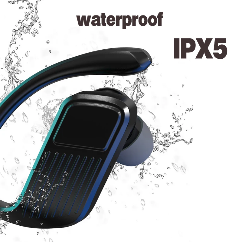 Спортивные наушники McGeSin Bluetooth V5.0 беспроводные T11 Tws музыкальные с крючком IPX5
