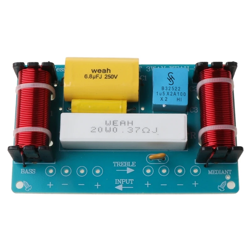 WEAH 338 3 Way 120W динамик аудио делитель частоты громкоговоритель фильтр|Аксессуары