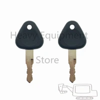 2 pcs 888 heavy equipment key for sdlg shandong lingong excavator loader not suitable for volvo machine