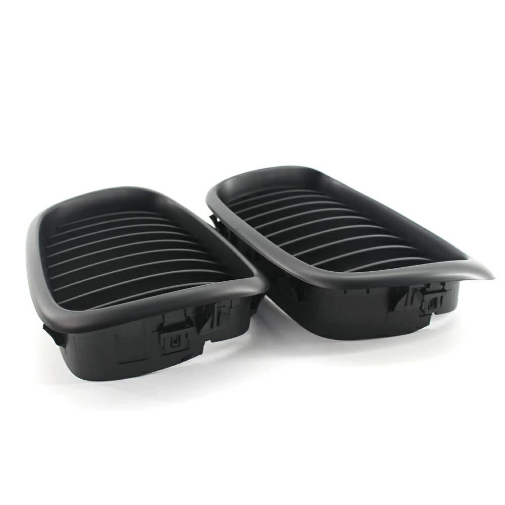 Передняя Черная Широкая решетка для радиатора BMW E39 5 series 1997 1998 1999 2000 2001 2002