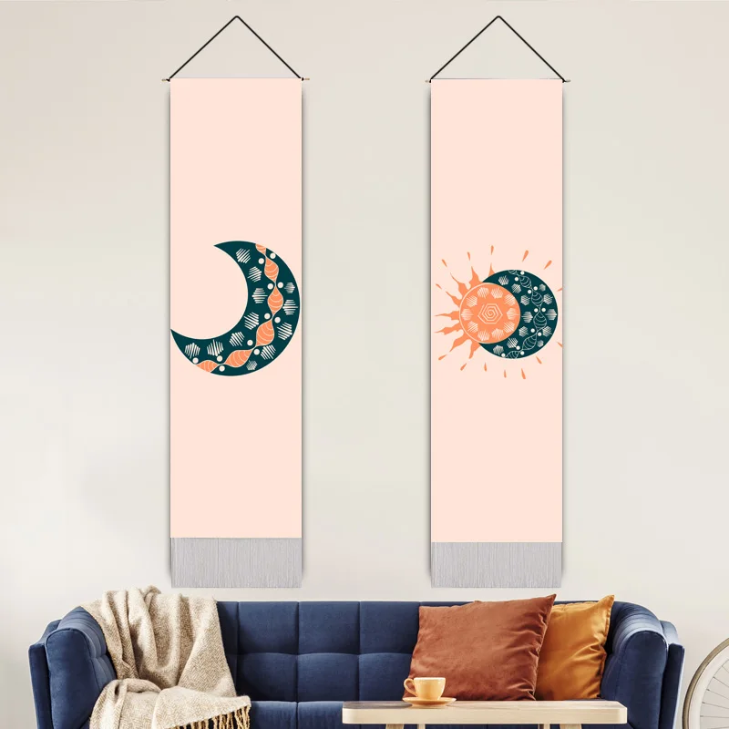 Литература и искусство в скандинавском стиле ретро абстрактное Геометрическая