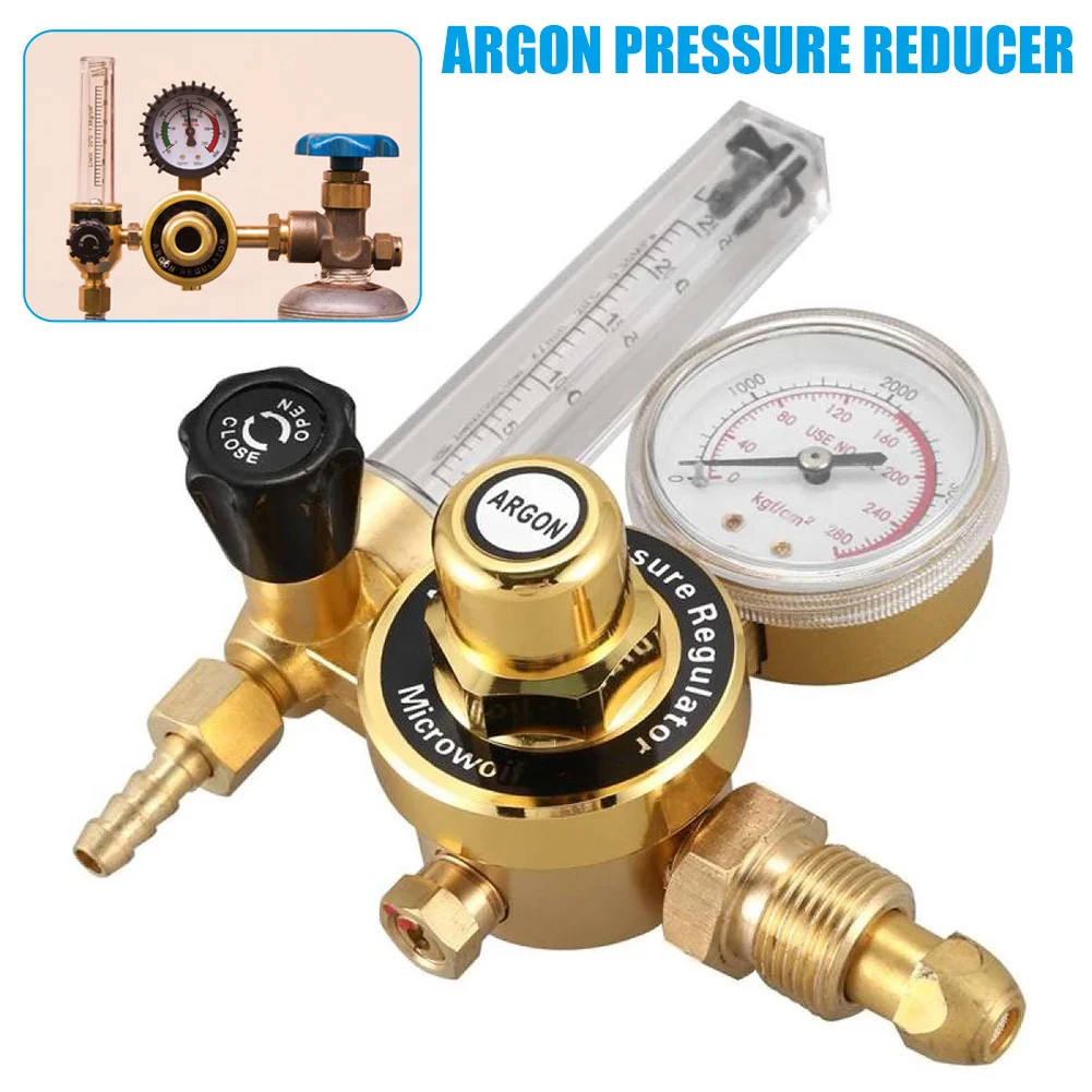 

New External Thread Argon Pressures Reducer Flow Meter Control Valves Single Tube Regulator Argon Pressure Reducer-40