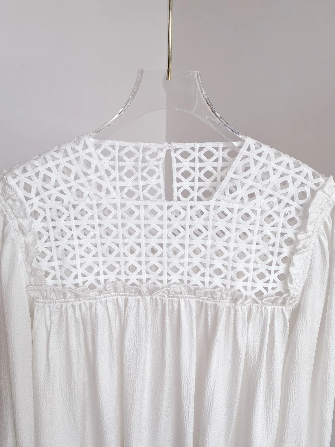 

Shirt New Women Product Hollow Stitching Shirt Top