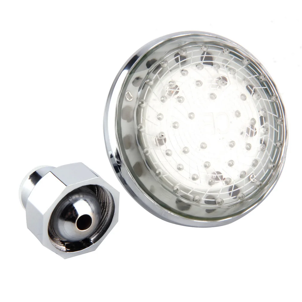 

Новый светодиодный светильник, 7 цветов, меняющая цвет, насадка для душа с водяным свечением, для ванной и дома, горячий поиск