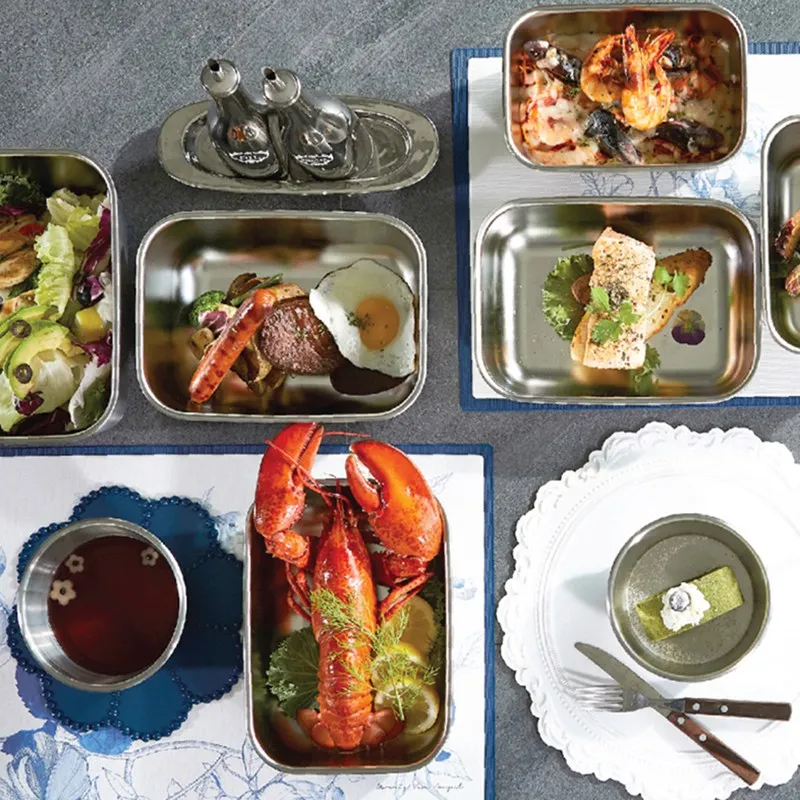 4 размера Ланч-бокс контейнер для еды портативный бенто офиса школы туризма