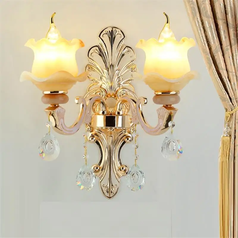 

Maison Deco Mural Lampen Modern Lamp Applique Murale Aplique Luz Luminaire Crystal Lampara De Pared Interior Wall Bedroom Light