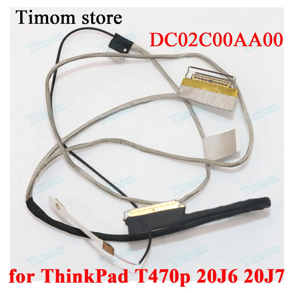 

DC02C00AA00 FRU 01HW940 Laptop EDP CABLE FHD COXIAL 100% Original Cable for Lenovo ThinkPad T470p 20J6 20J7