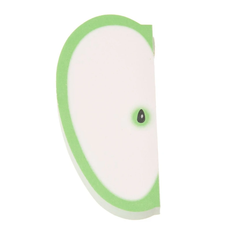 2 Pieces Notepad Bookmark of Fruit Sticky Note Pads Sticker Green-Apple & Lemon |