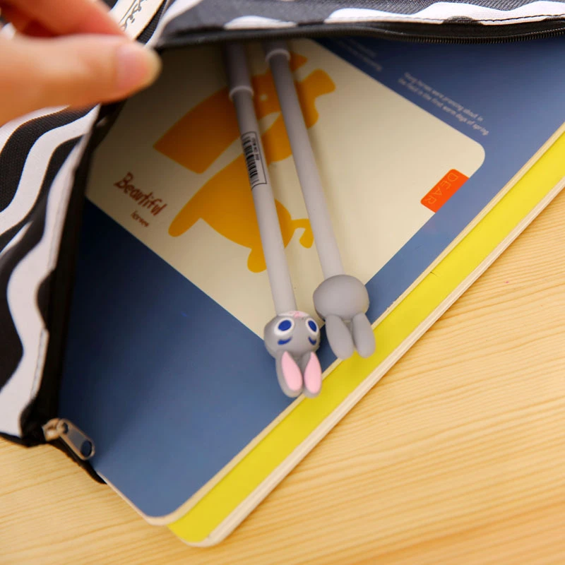 Корейская канцелярская милая сумка Оксфорд А4 на молнии для файлов креативные