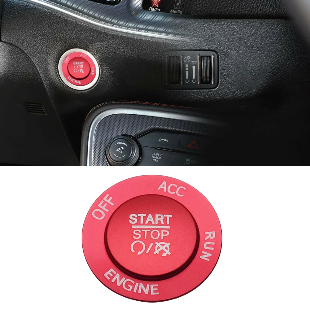 

Replaces Start Stop Button Cover Replacement Aluminum Trim Accessories