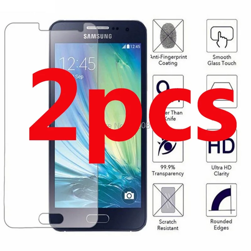 

2 шт., стеклянная Защитная пленка для samsung galaxy a5 2015