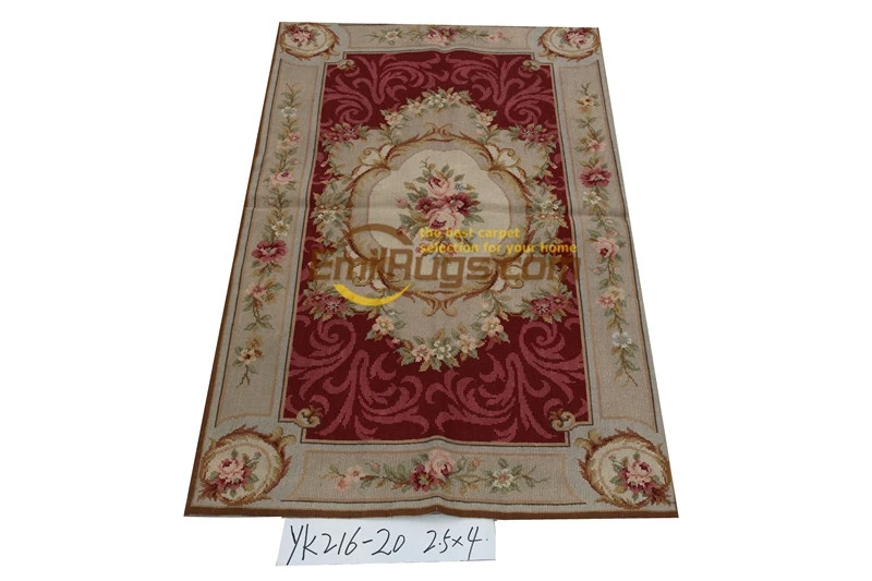 

needlepoint carpets Thick Double Knot Plain Woollen Hand-made Ivory Natural Sheep Wool Home Decoration