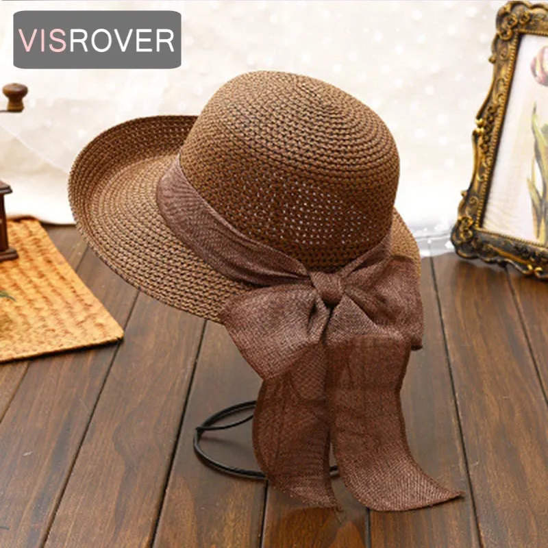 

VISROVER 5 Colorway Parper Hat Black Colorful Butterfly Cap For Women Summer Cap Colorful Beach Sun Fishman Hat Gift Wholesales