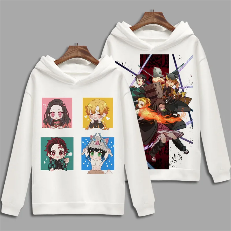 Демон убийца Cosplay худи Kimetsu без Yaiba камадо Tanjirou печать флисовая толстовка