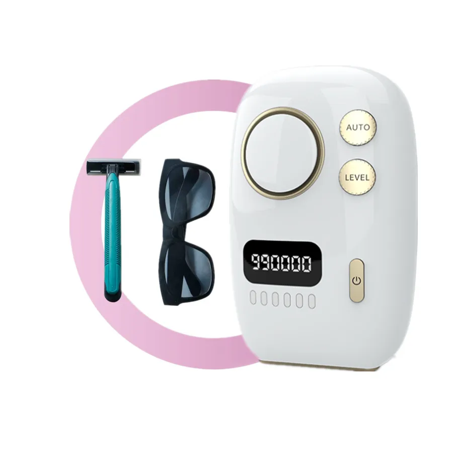 Laser Hair Removal for Women and Men Permanent IPL Hair Removal Device At-Home IPL Machine for Whole Body Upgrad to 990000 Flash