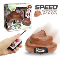 drive and spin funny toy remote control speed poo for kids joke prank toys for family games and party fun