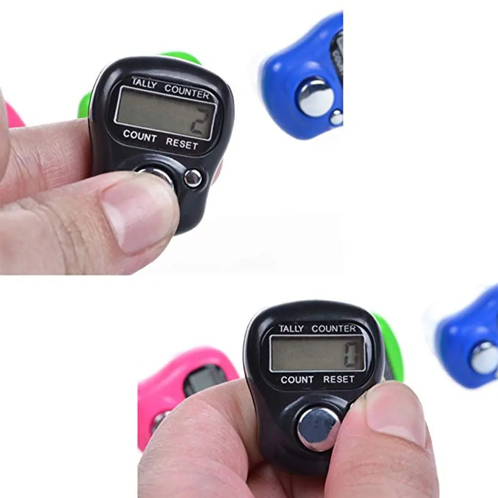 by dhl or ems 1000 pcs Stitch Marker And Row Finger Counter LCD Electronic Digital Tally Brand New | Инструменты