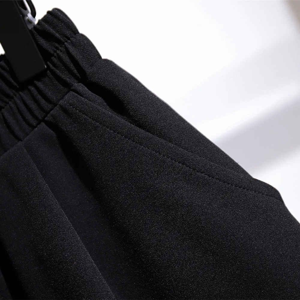 

New 2020 Ladies Autumn Winter Plus Size Mini Skirt For Women Large Casual Loose A-line Black Cotton Skirts 3XL 4XL 5XL 6XL 7XL