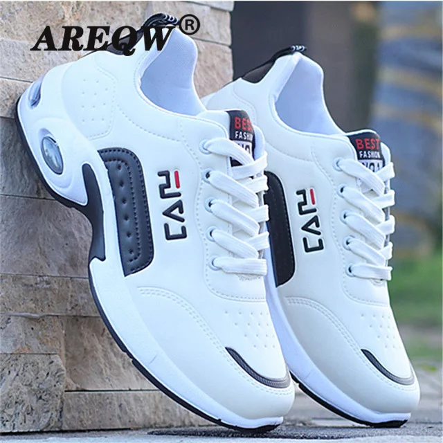 

2021 New Men Shoes Air Cushion Sneakers Breathable Outdoor Walking Sport Shoes For Male Lace-up Casual Shoes Bubble Men Footwear