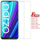 Чехол для realme narzo 20, 30 pro, 5g, 30a, 20a, 10 a, 10a, закаленное стекло