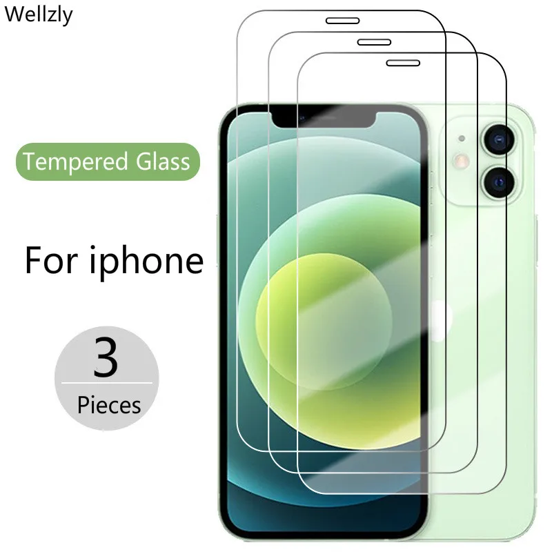 

Защитное стекло для iphone 12 Pro, 3 шт., Защита экрана для iPhone 11 11 Pro, закаленное стекло для iPhone 12 Pro Max 12 Mini, пленка