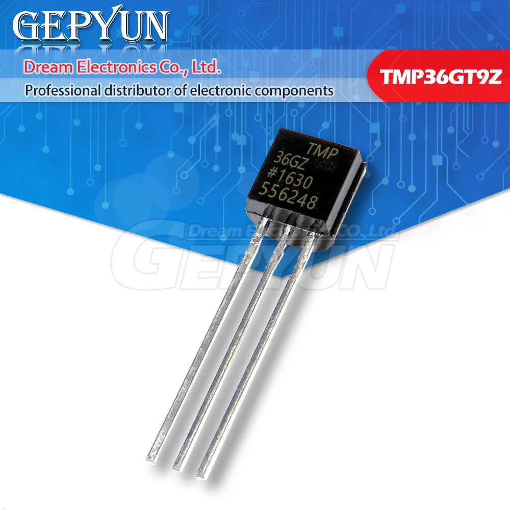 

5 шт TMP36GT9Z TO92 TMP36GZ TMP36 TO-92 Температура