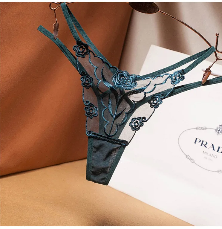 Трусы-стринги женские кружевные с низкой талией цвет в ассортименте M L XL XXL 1 шт |