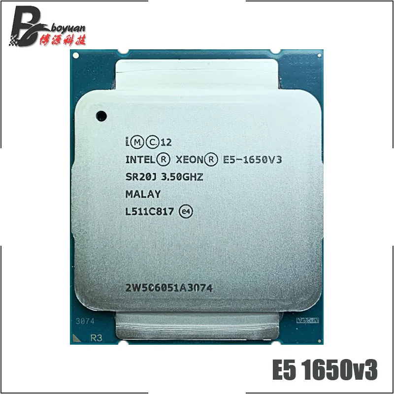 Процессор Intel Xeon E5-1650V3 E5 1650v3 1650 v3 3 5 ГГц шестиядерный двенадцатипоточный ЦПУ