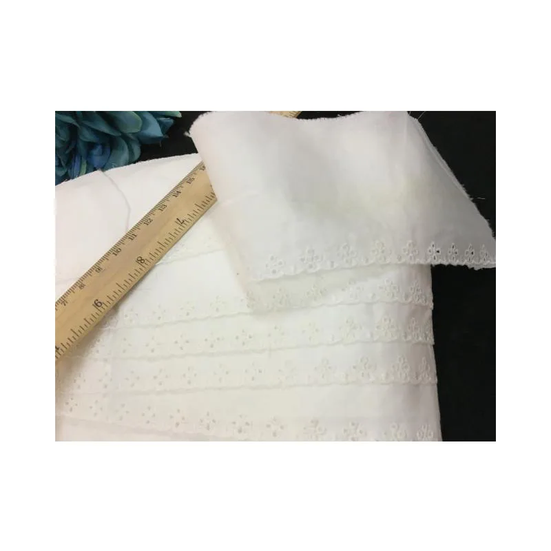 Вышитое кружево из хлопка ручной работы 7 см | Дом и сад