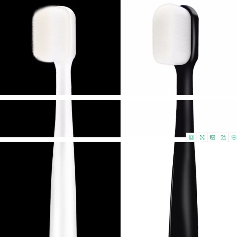 Супертонкая очень мягкая зубная щетка портативная для путешествий Hair защиты