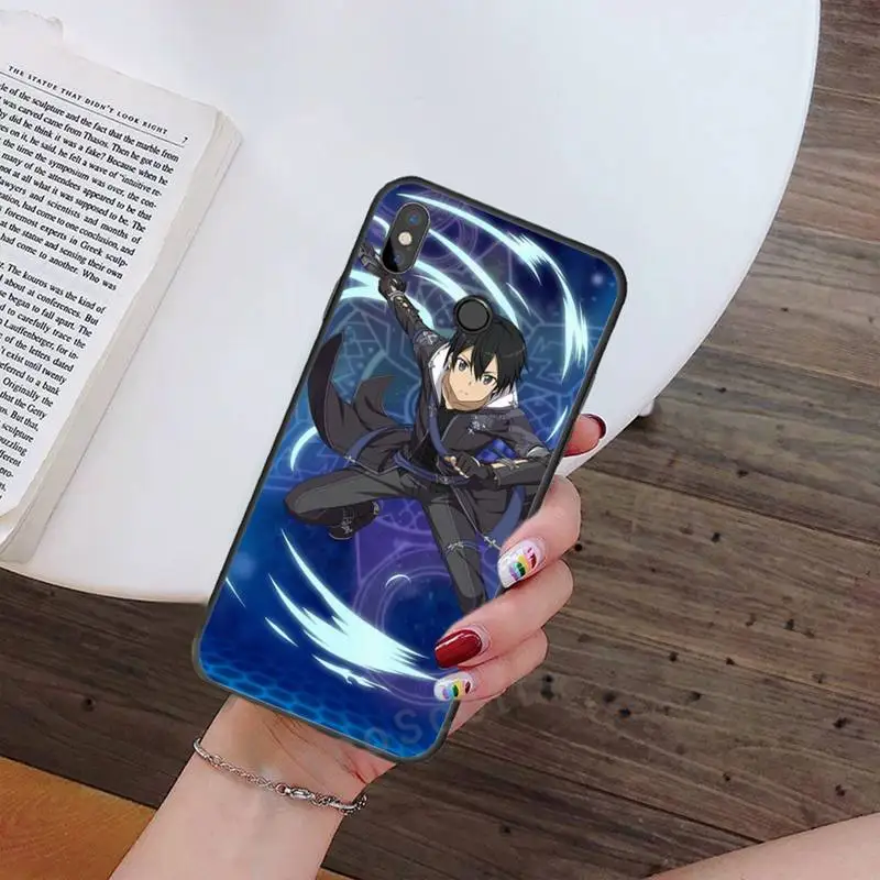 

Sword Art Online SAO anime Phone Case For Xiaomi Redmi note 7 8 9 t k30 max3 9 s 10 pro lite