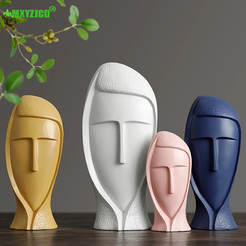 Художественный персонаж украшение из смолы роспись лица скульптура подарки на